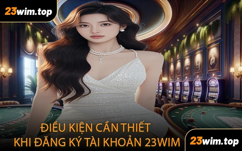 Điều Kiện Cần Thiết Khi Đăng Ký Tài Khoản 23WIM