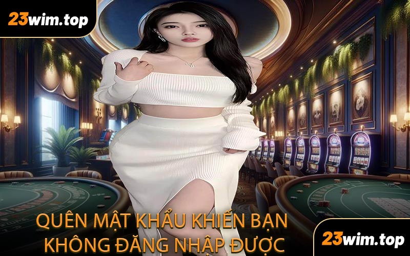 Quên mật khẩu khiến bạn không đăng nhập được